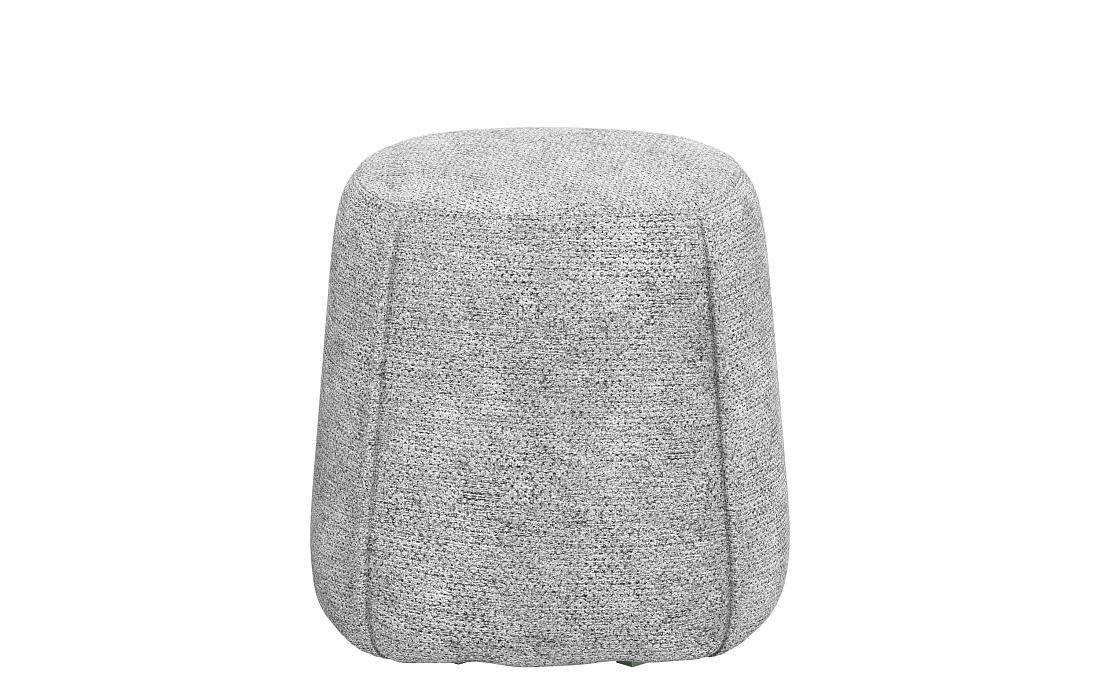 Шелдон / пуф велюр sierra 1 светло-серый